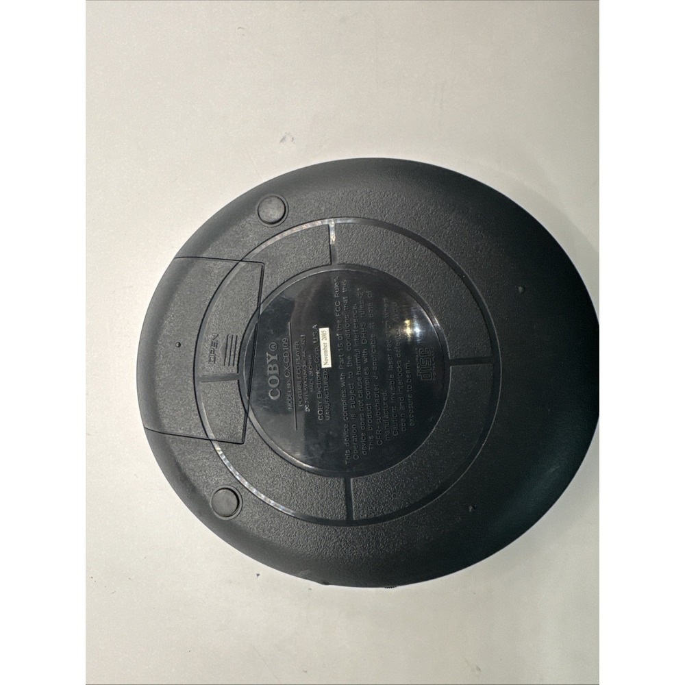 Coby Portable Compact CD Player, Untested - Picture 5 of 6